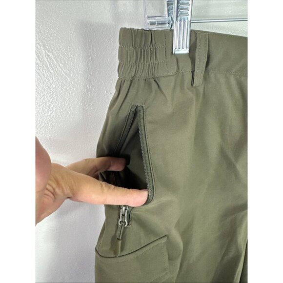 MagcoMsen Men's M Outdoor Cargo Shorts Olive New Inseam 8.25" - Picture 3 of 13
